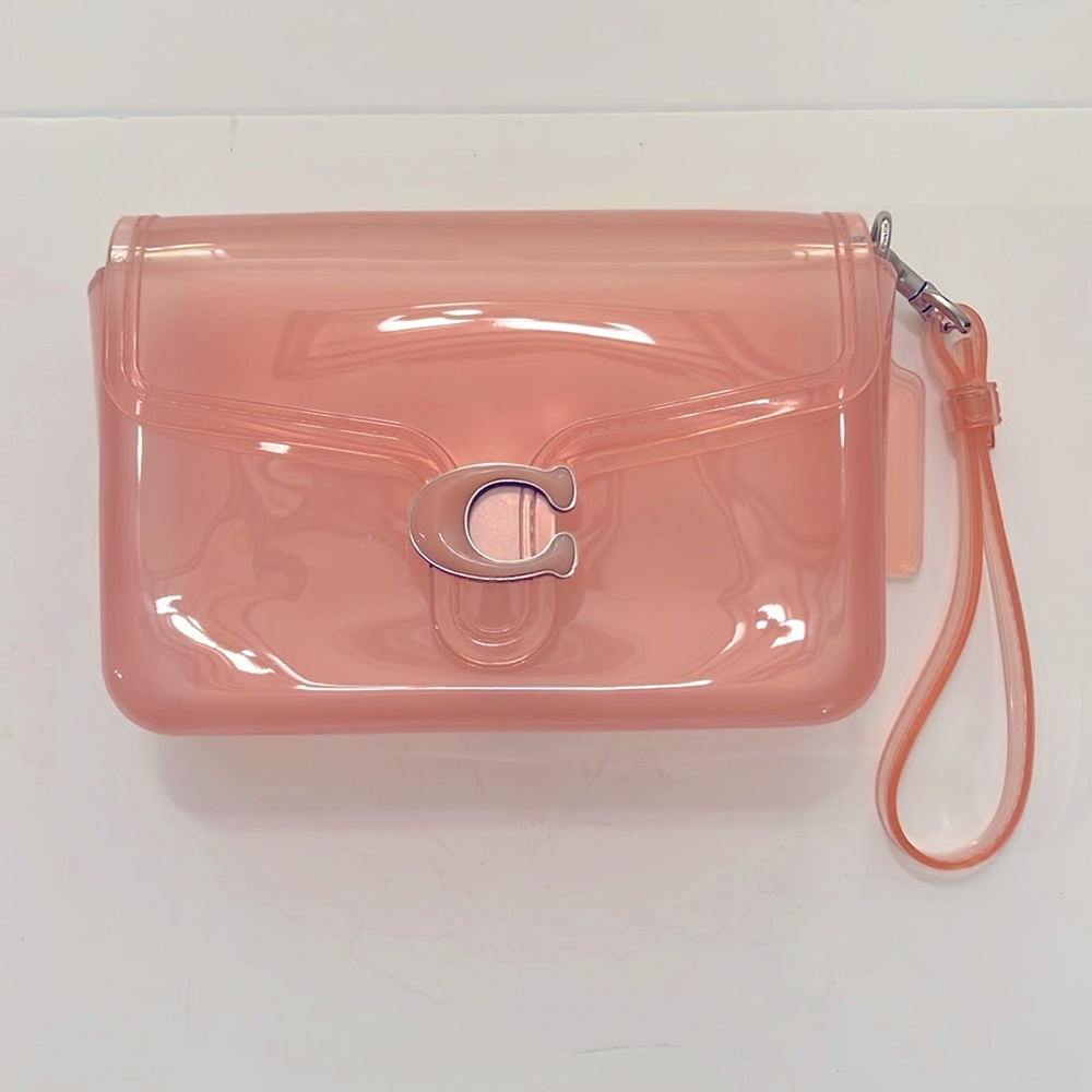 Coach Pink Jelly Tabby Bag - missing crossbody strap